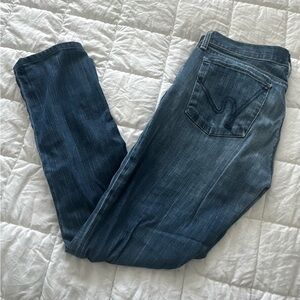 Citizens Of Humanity Blue Straight Leg Jeans